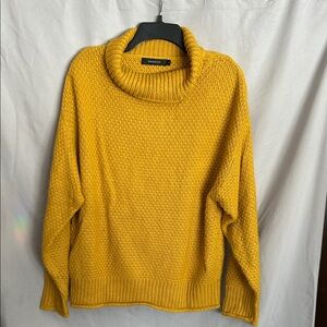 Banana Republic Yellow Turtleneck Sweater